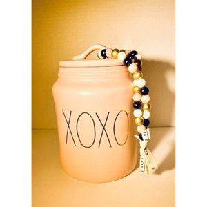 Rae Dunn XOXO Pink Canister Med
